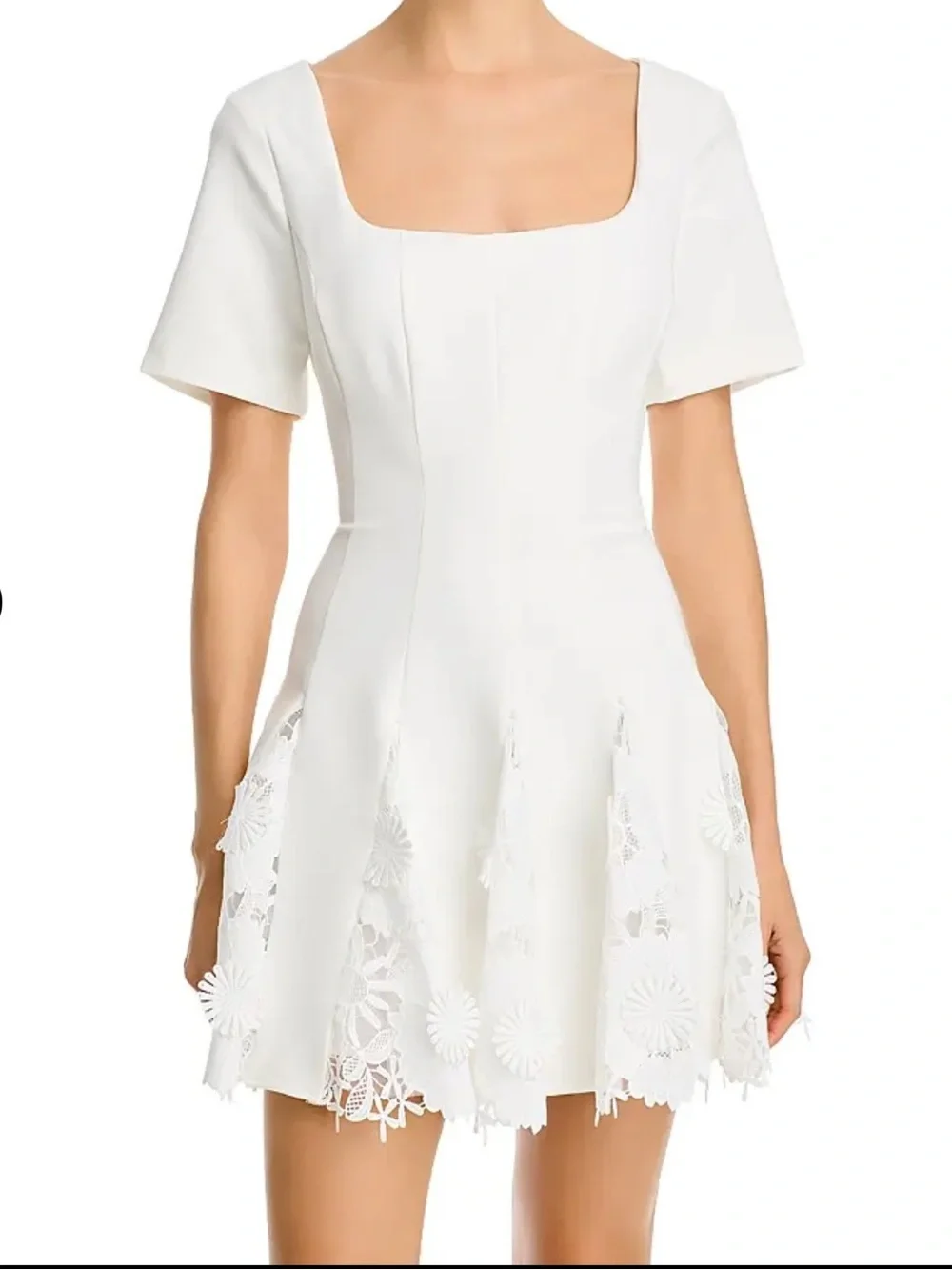 Milly Joy Lace Godet Dress
